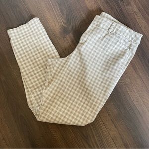 Old Navy High Rise Gingham Pixie Skinny Pant
